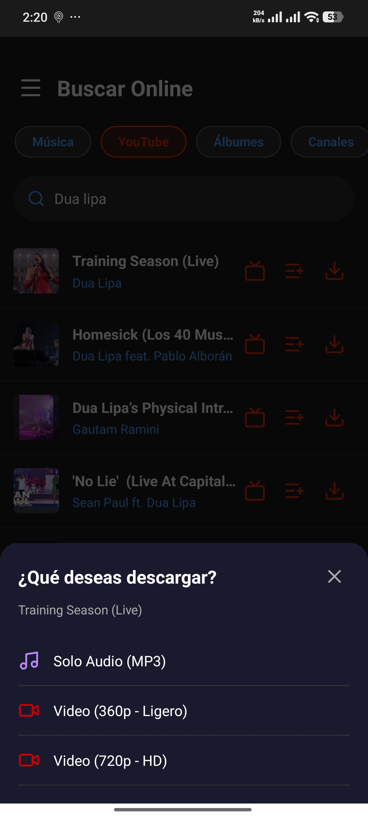 Descargas MP3 y Videos HD